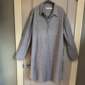 Contemporaine Long Button Down Tunic Shirt